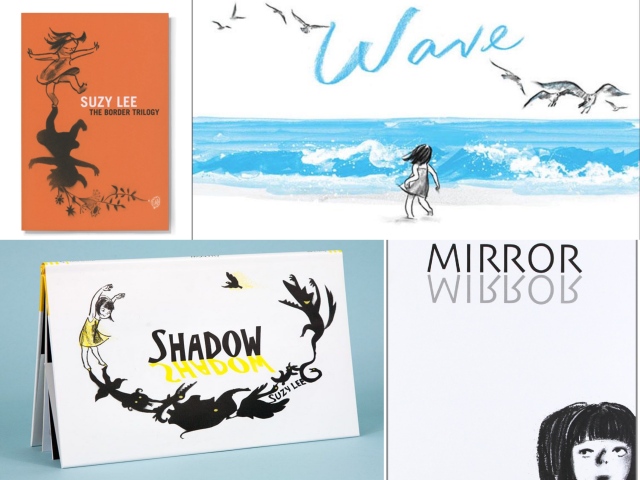 Suzy Lee's Wordless Art in Mirror (2003), Wave (2008), and Shadow (2010) –  Part Two of Suzy Lee Feature – Gathering Books