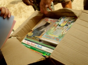 We donated 1000 books to 4 schools during our first Blogiversary in 2011.